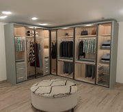 Modern and organized dressing room in a practical style - Vitrine Furniture - Furniture