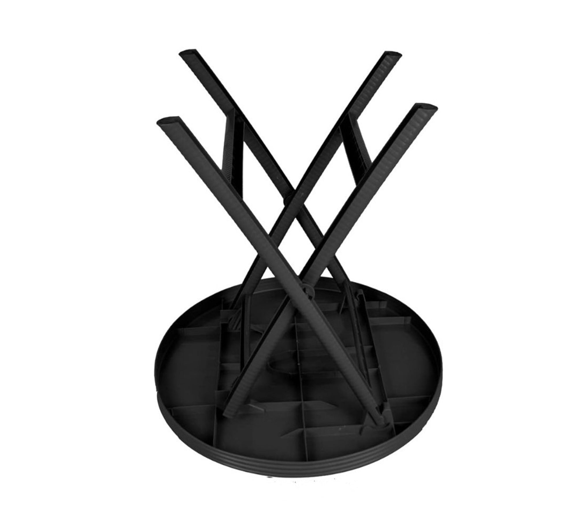 Modern and practical round black outdoor seating set - Vitrine Furniture - Outdoor Products