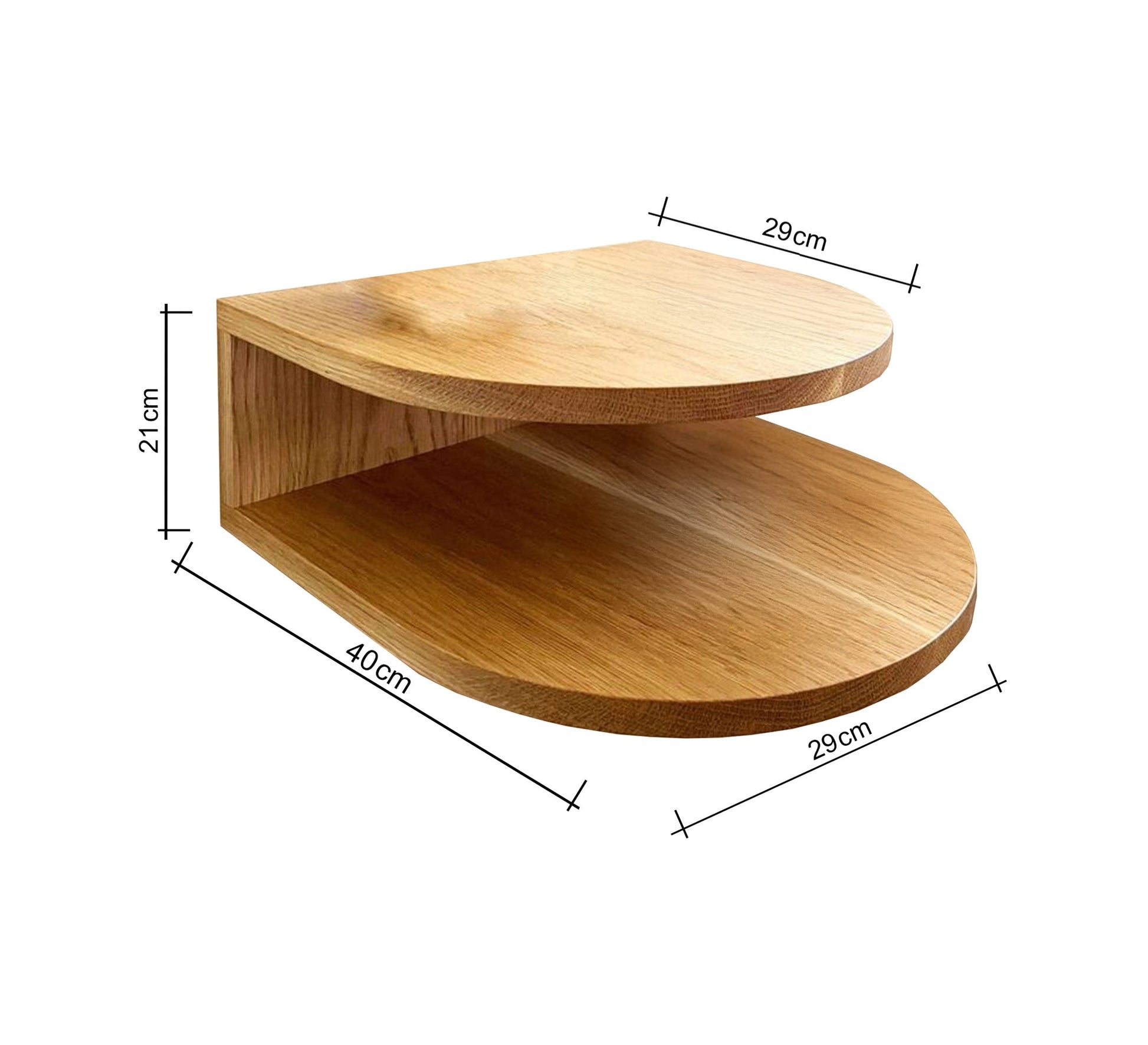 Modern and space - saving wooden hanging table - Vitrine Furniture - Furniture