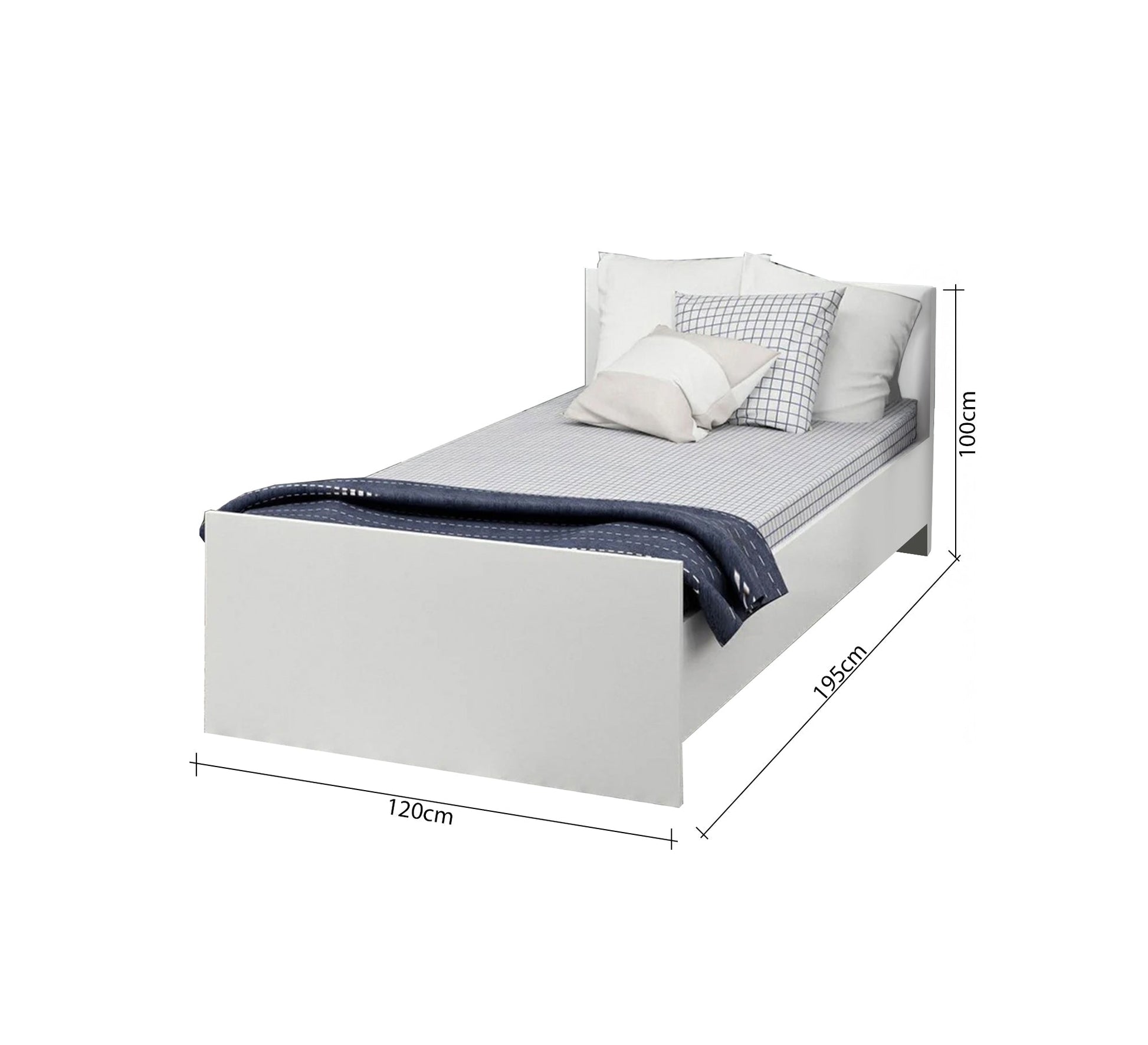 Modern bedroom in white and gray - Vitrine Furniture - Furniture