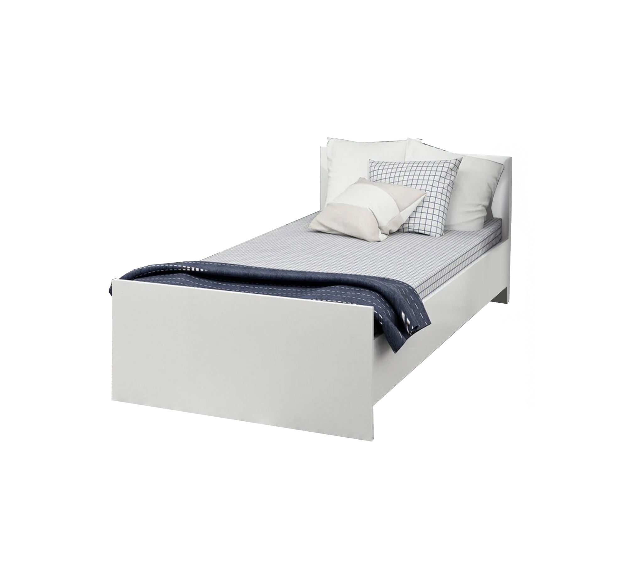 Modern bedroom in white and gray - Vitrine Furniture - Furniture