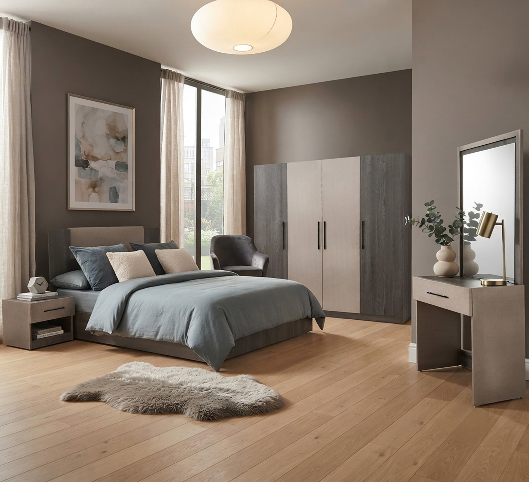 Modern bedroom set - Vitrine Furniture - Master Bedroom Sets