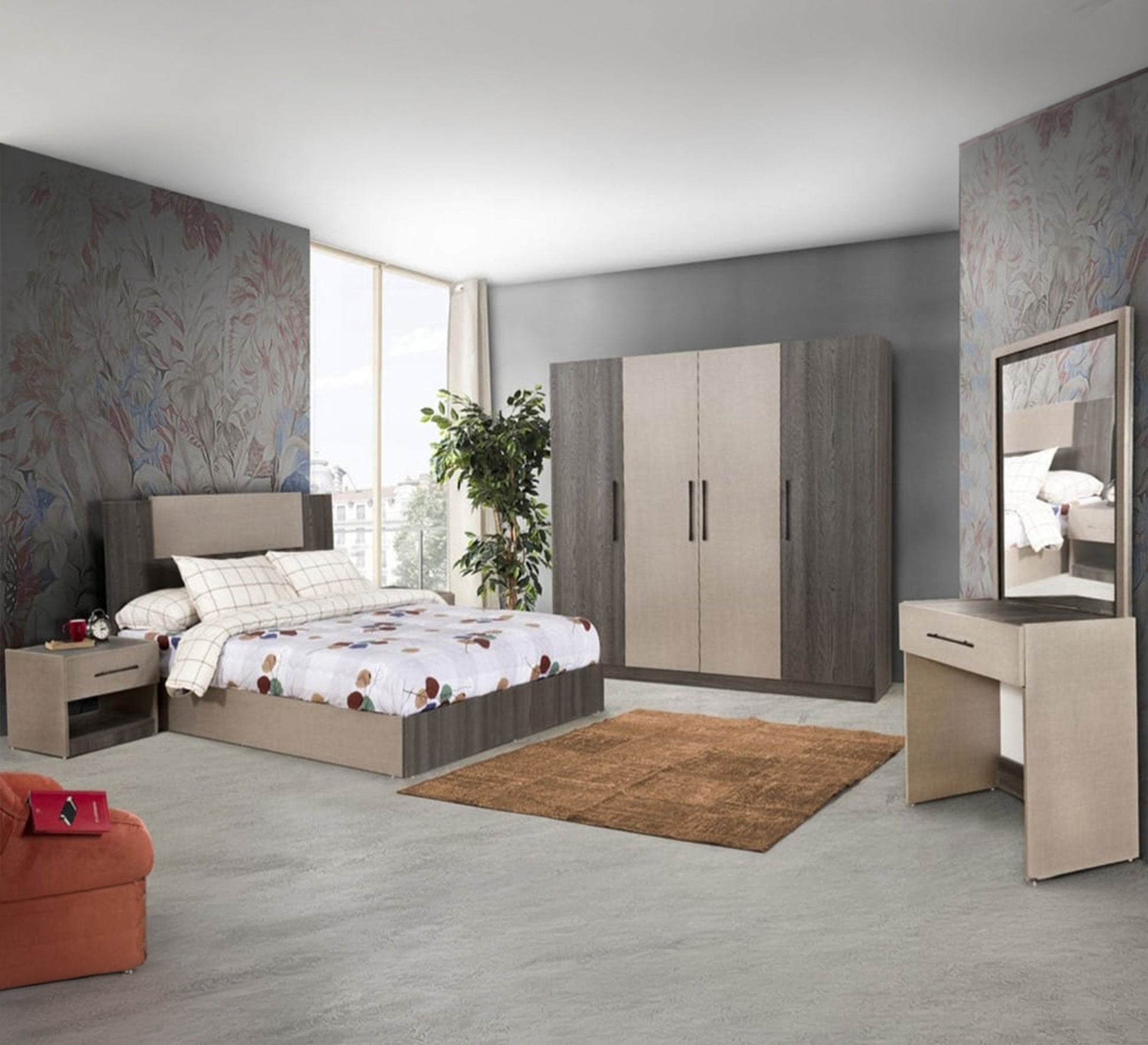 Modern bedroom set - Vitrine Furniture - Master Bedroom Sets