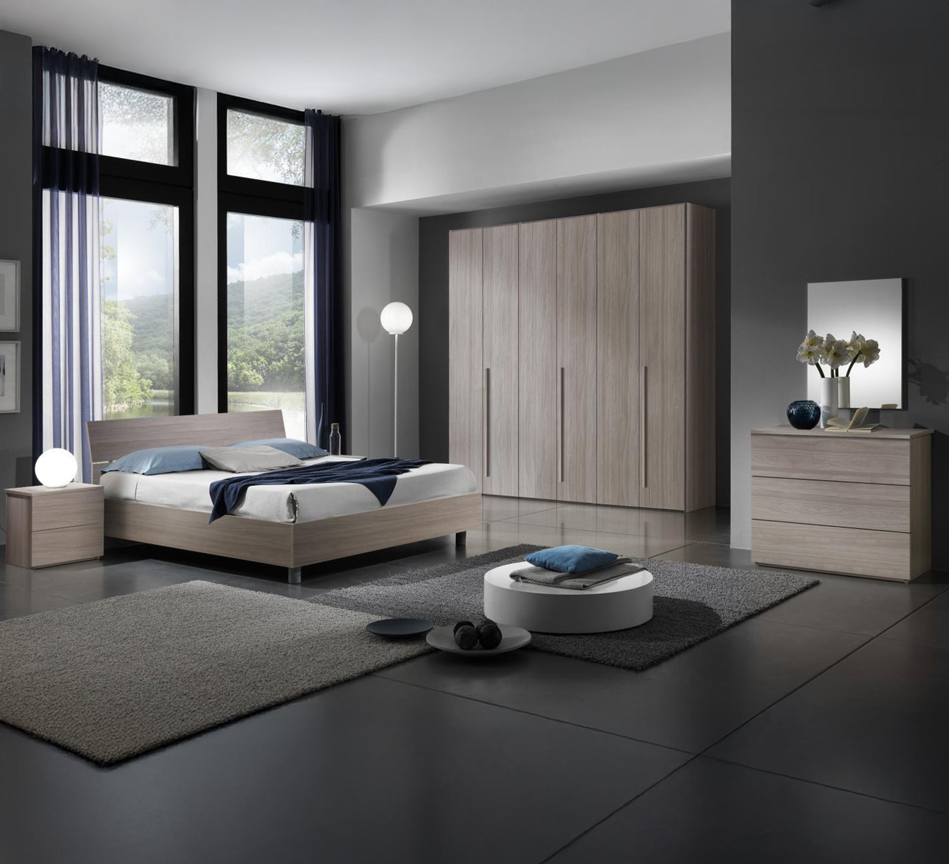 Modern bedroom with a distinctive artistic touch - Vitrine Furniture - Furniture