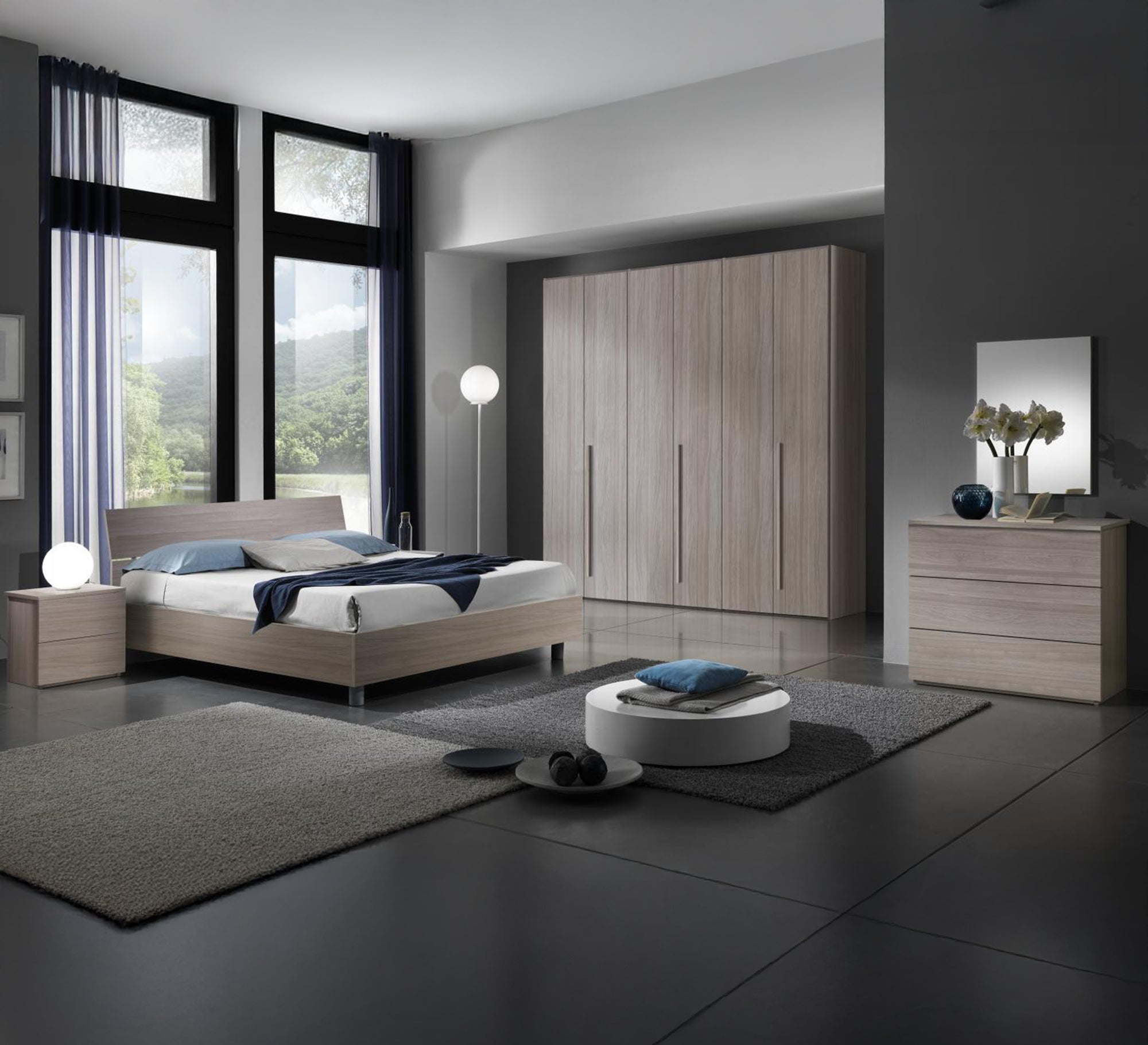 Modern bedroom with a distinctive artistic touch - Vitrine Furniture - Furniture