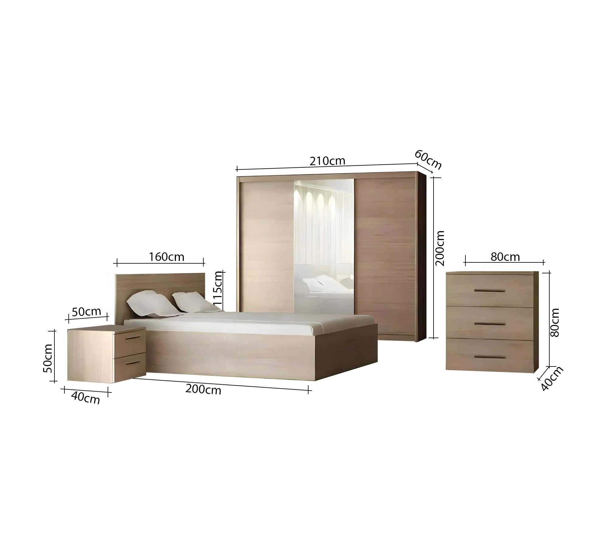 Modern bedroom with a practical and elegant design - Vitrine Furniture - Furniture