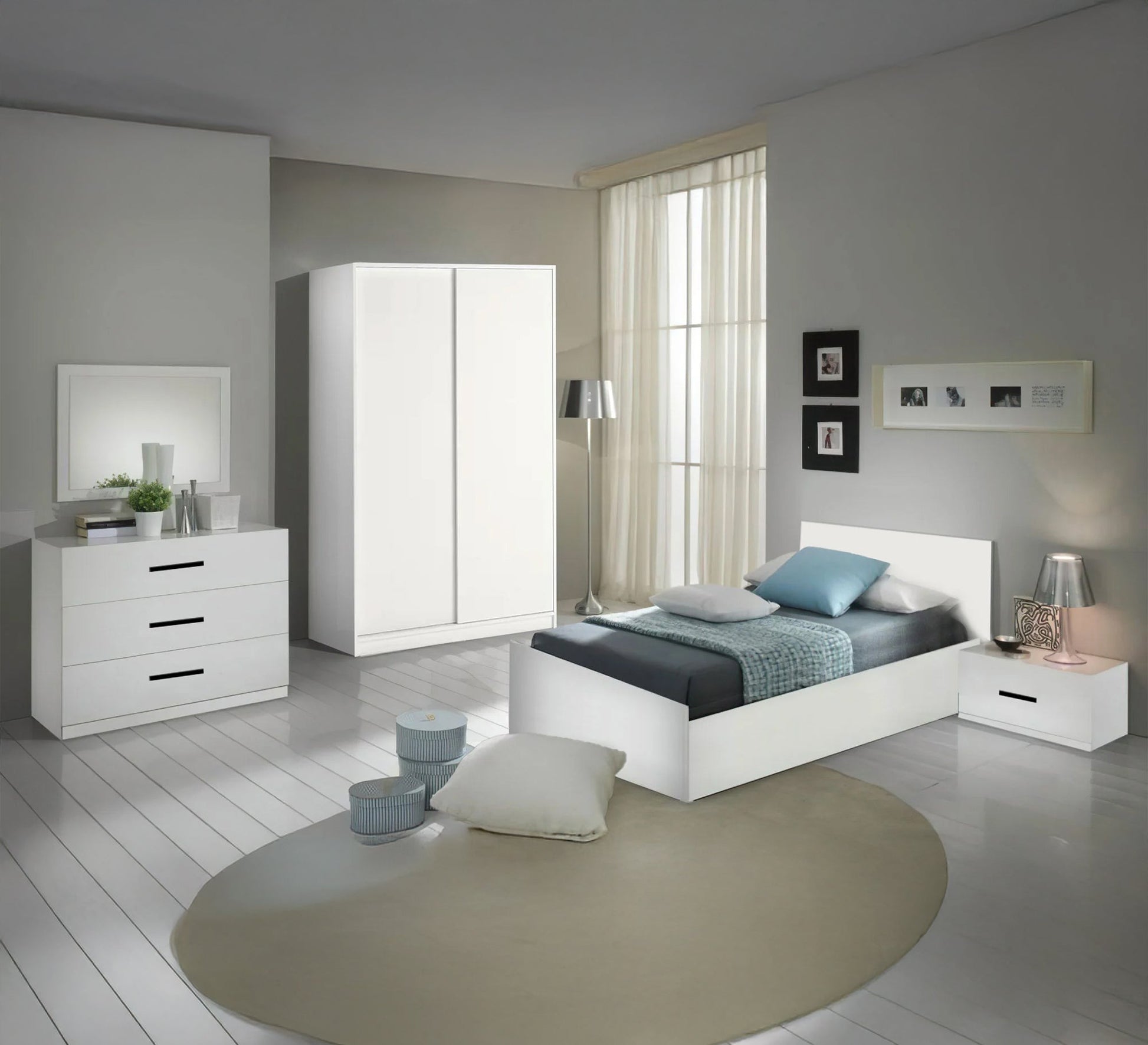 Modern bedroom with a practical design - Vitrine Furniture - Furniture