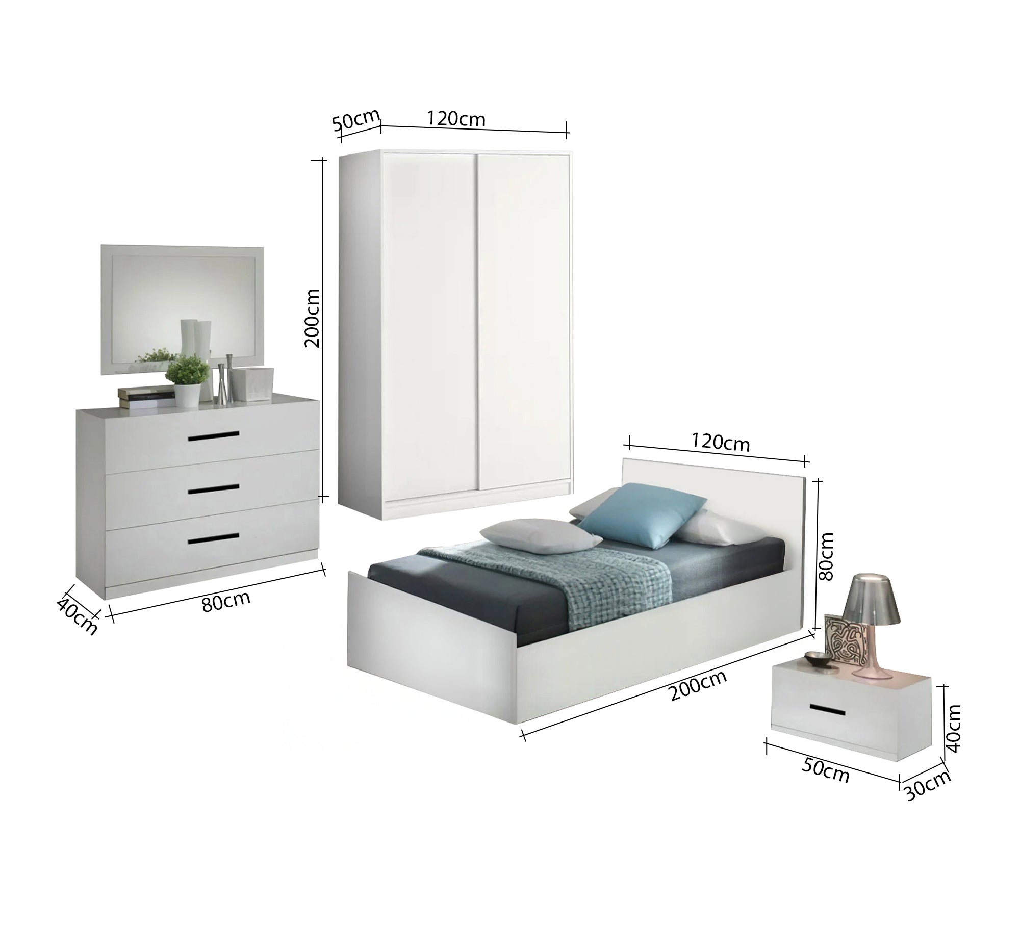 Modern bedroom with a practical design - Vitrine Furniture - Furniture
