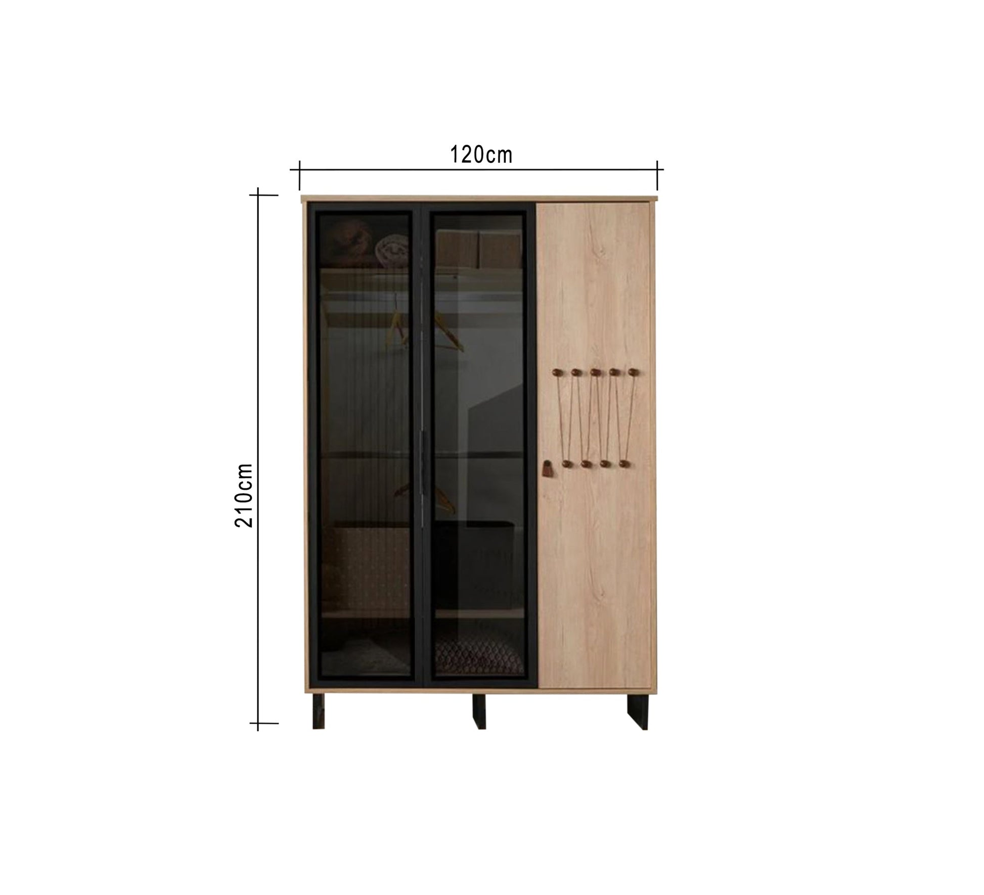 Modern bedroom with elegant wood design - Vitrine Furniture - Furniture