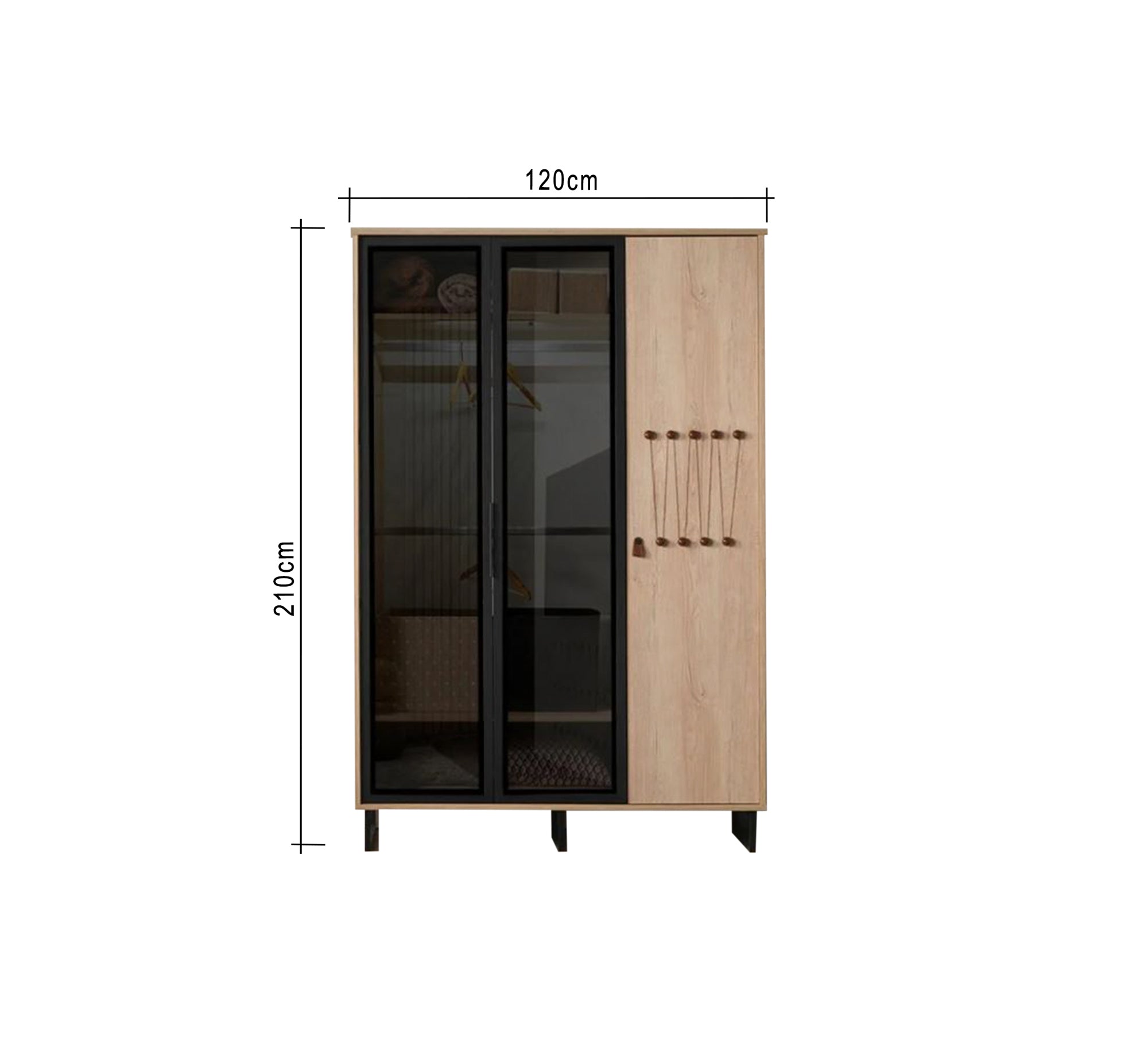 Modern bedroom with elegant wood design - Vitrine Furniture - Furniture