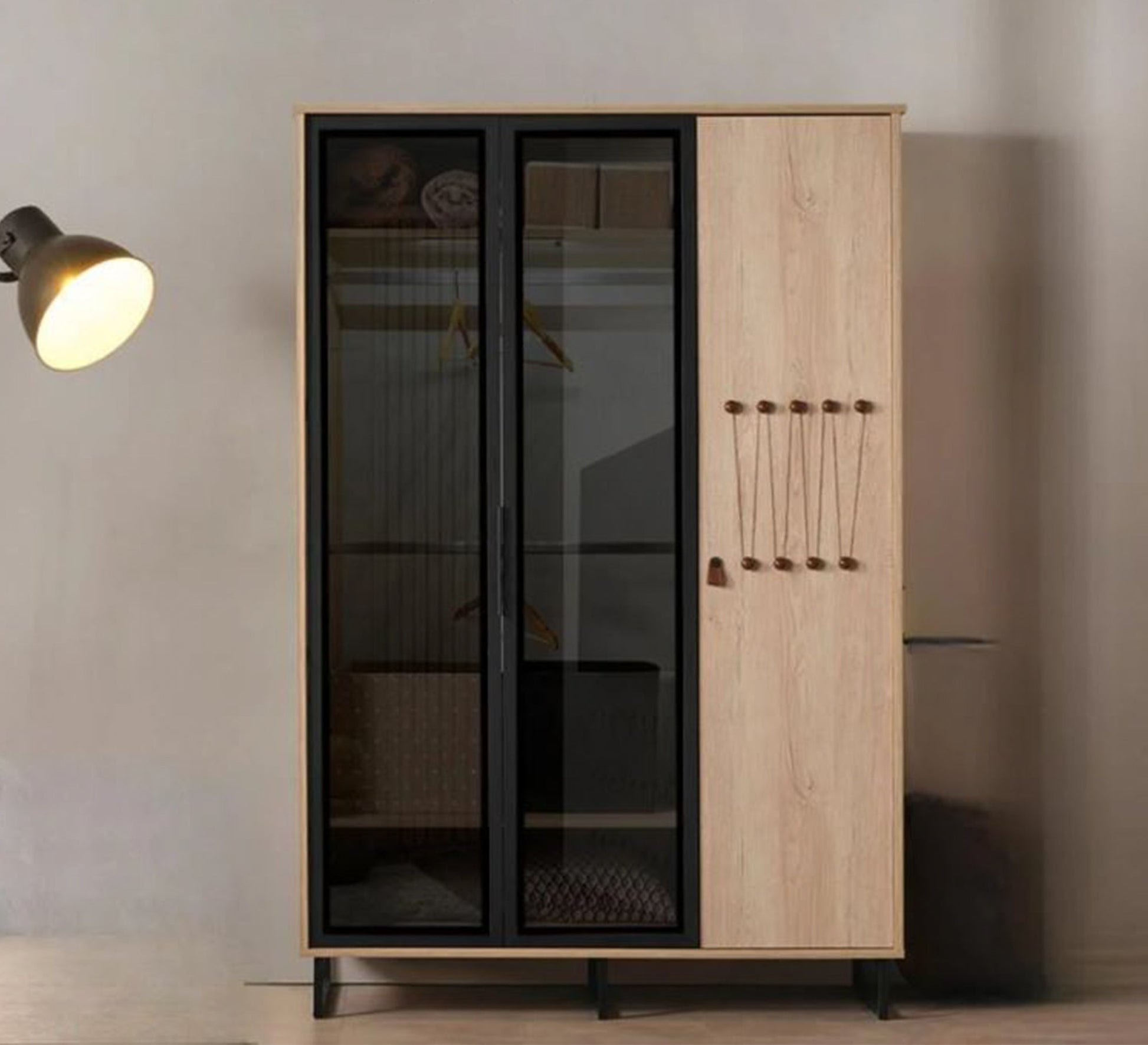 Modern bedroom with elegant wood design - Vitrine Furniture - Furniture