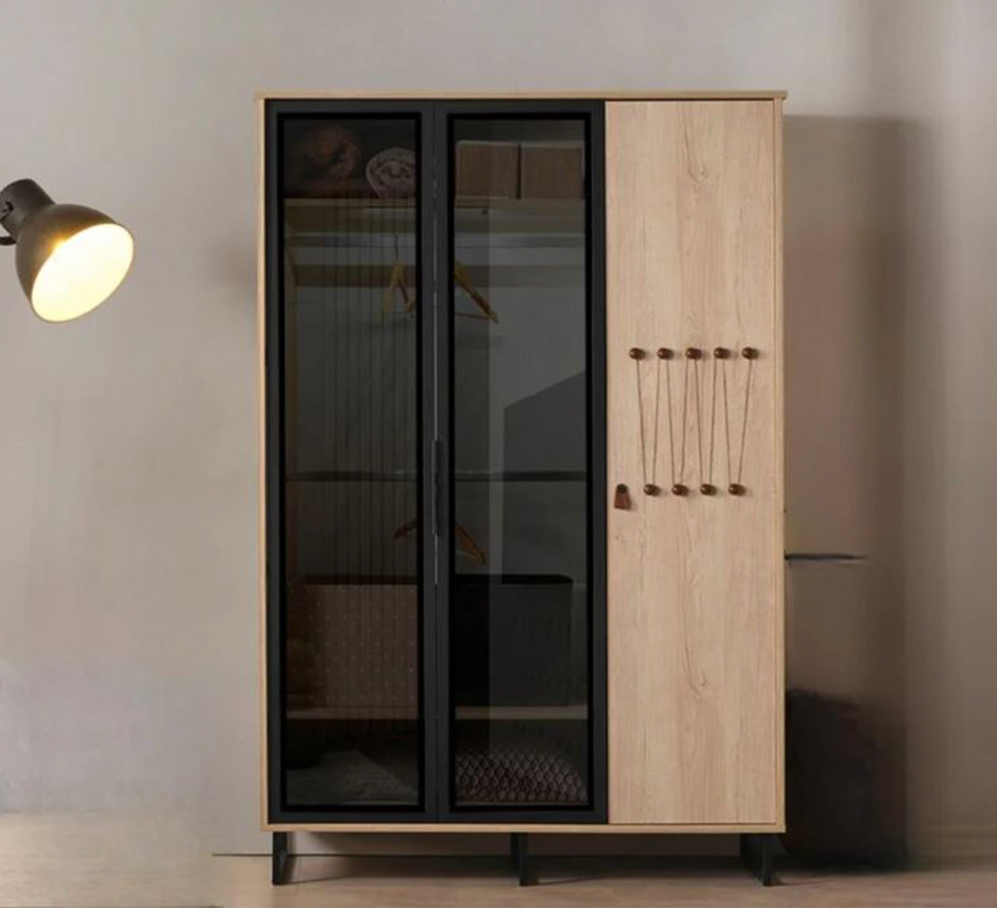 Modern bedroom with elegant wood design - Vitrine Furniture - Furniture