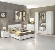 Modern bedroom with rustic design and light colors - Vitrine Furniture - Furniture
