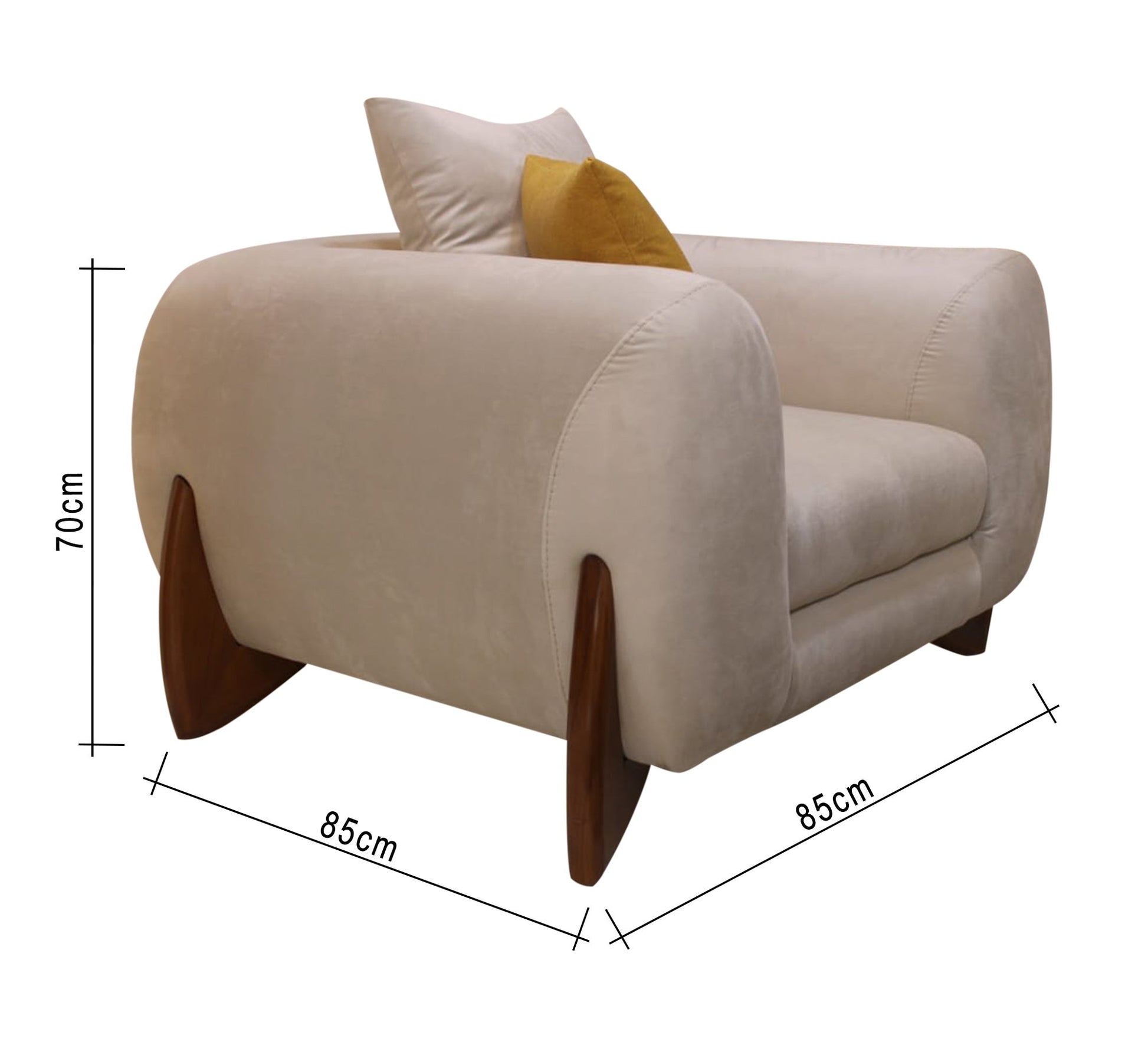 Modern beige living room - Vitrine Furniture - Furniture