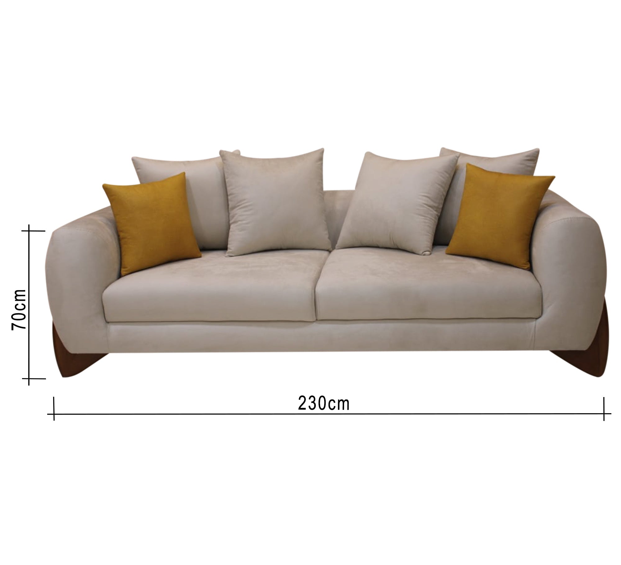 Modern beige living room - Vitrine Furniture - Furniture