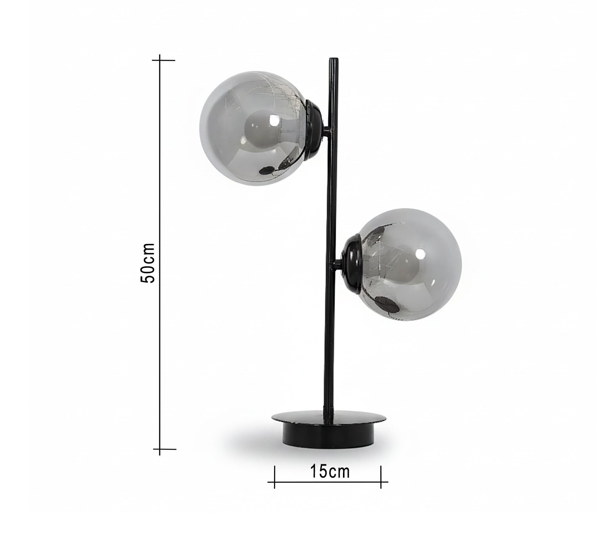 Modern black lampshade with an elegant design - Vitrine Furniture - Table lamps