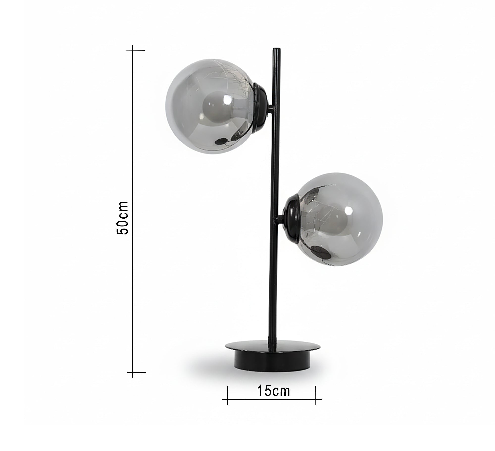 Modern black lampshade with an elegant design - Vitrine Furniture - Table lamps