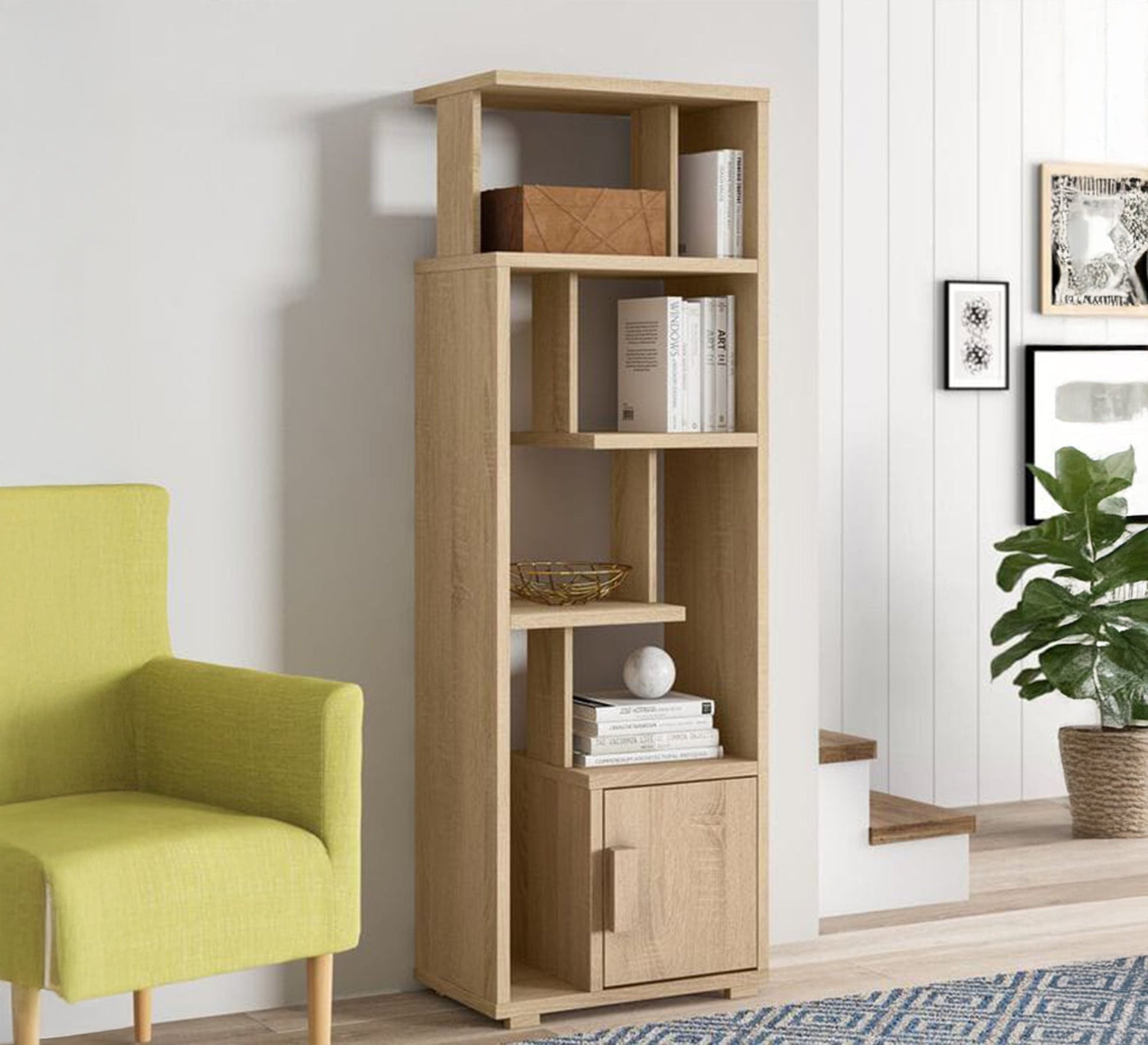 Modern bookcase with closed doors - Vitrine Furniture - Furniture