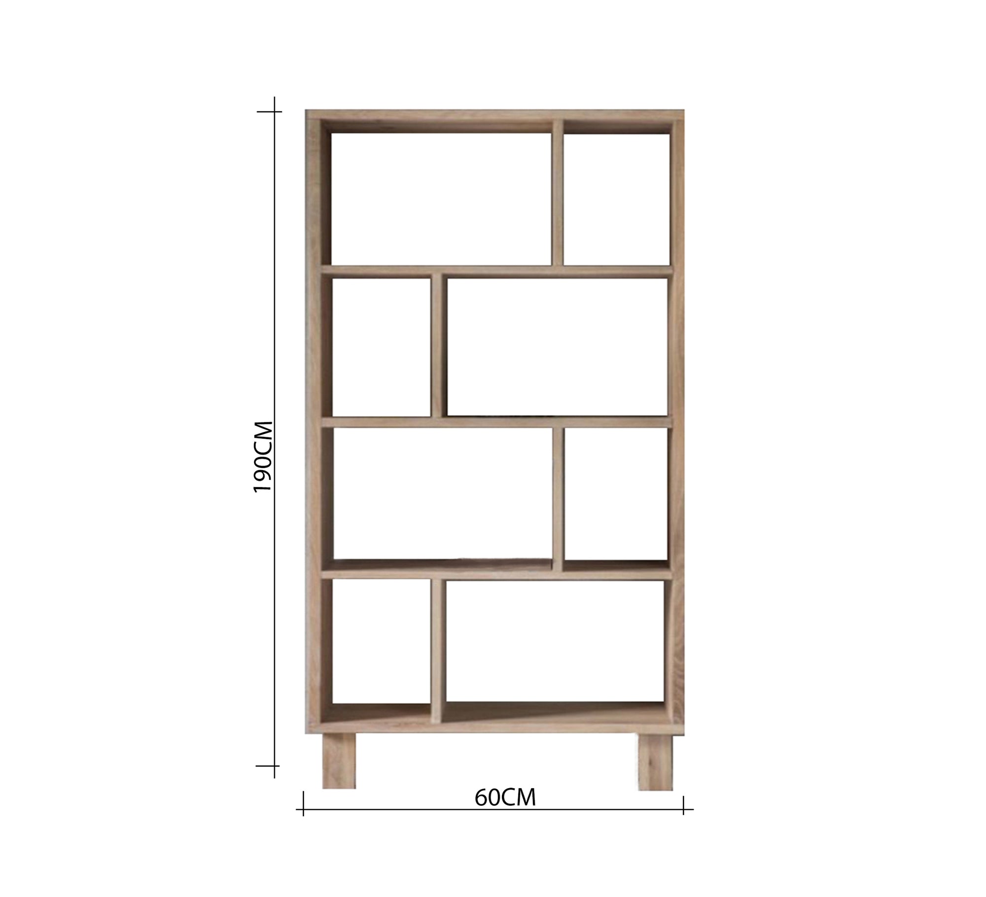 Modern bookcase with open shelves - Vitrine Furniture - Furniture