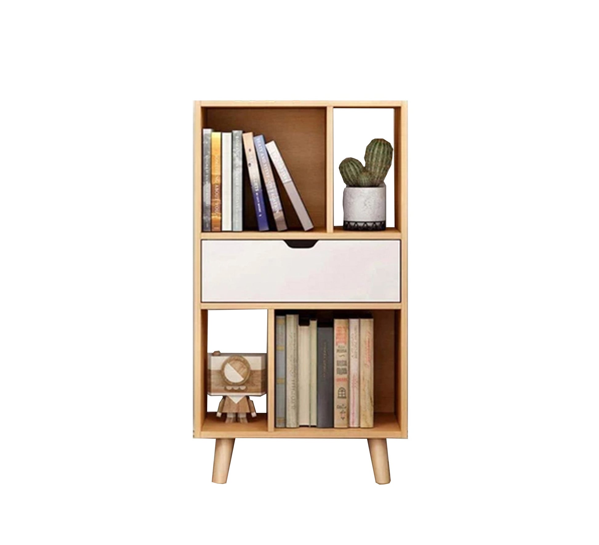 Modern Bookcase with Storage Drawer - Vitrine Furniture - Furniture
