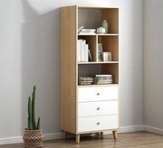 Modern Bookcase with Three Drawers - Vitrine Furniture - Furniture