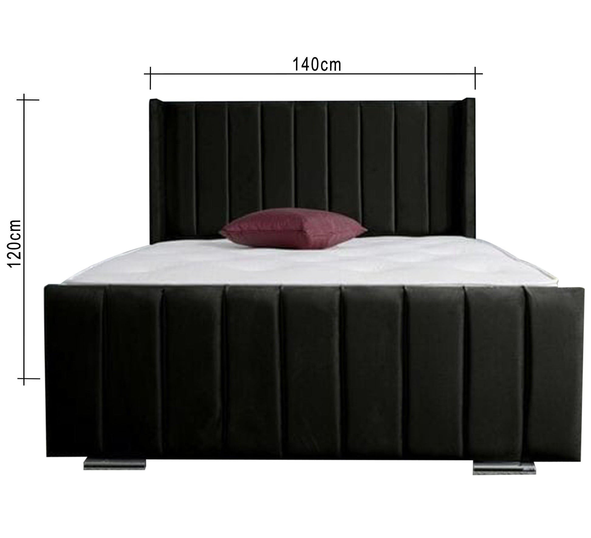 Modern brown bed with a headboard - Vitrine Furniture - Furniture