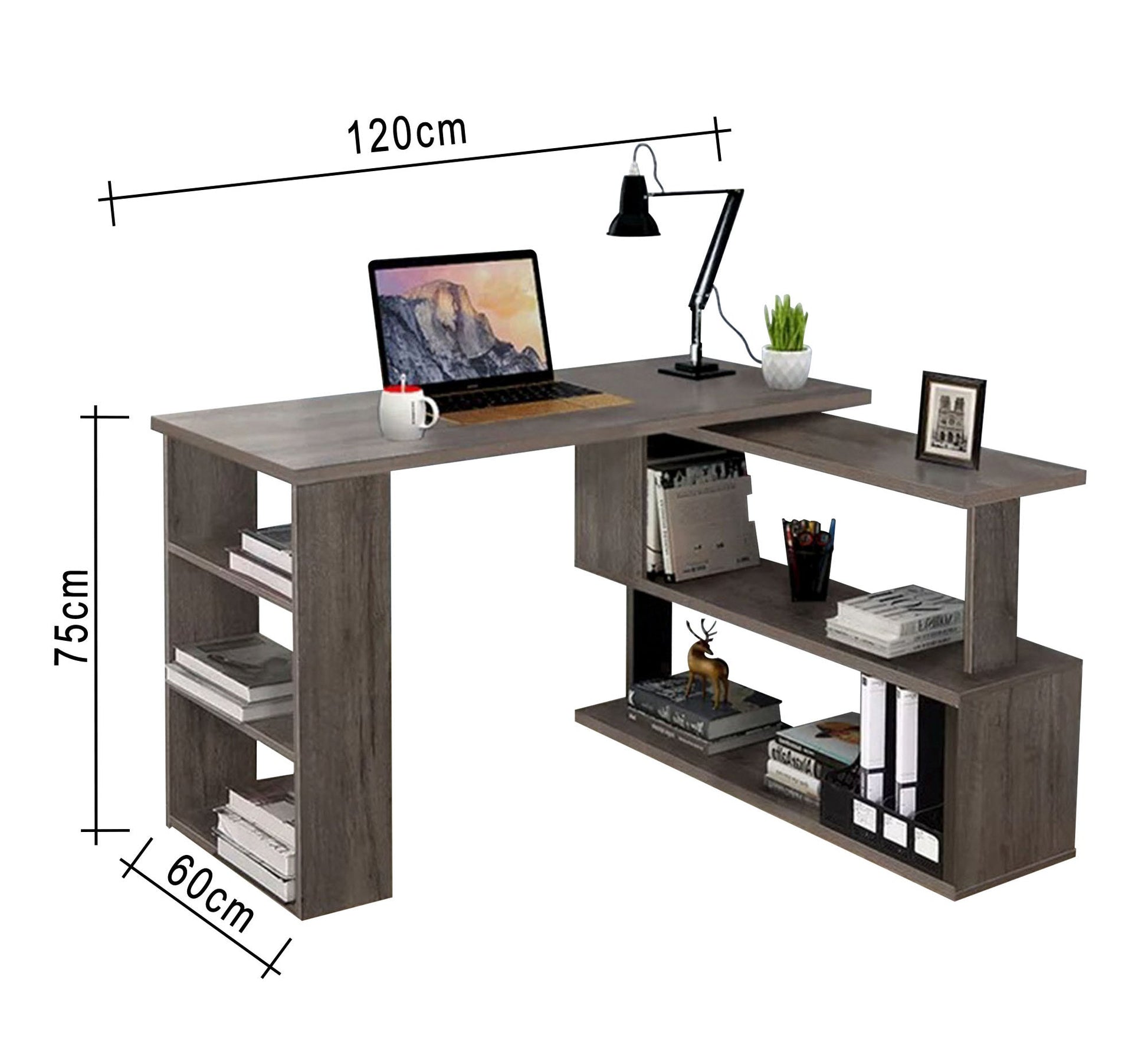 Modern brown office - Vitrine Furniture - Kids Rooms