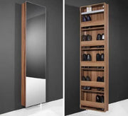 Modern brown shoe unit - Vitrine Furniture - Furniture