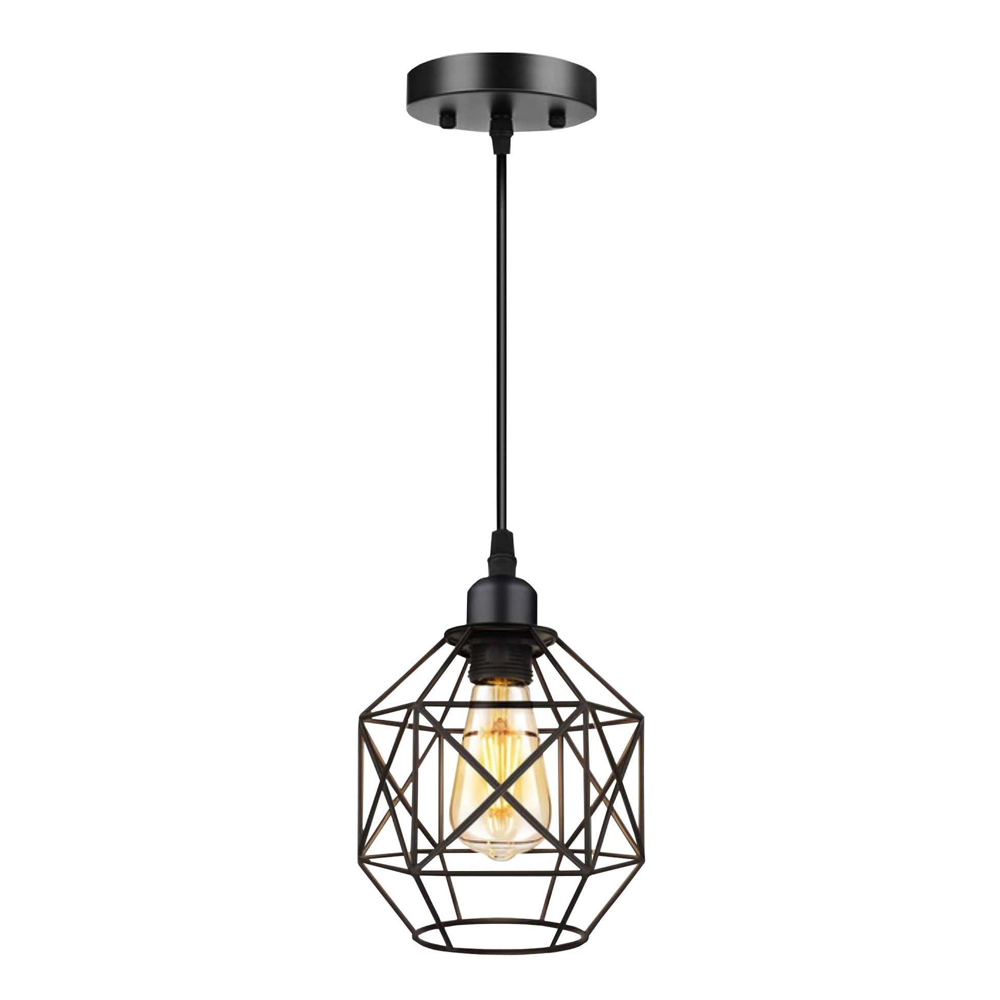 Modern chandelier with elegant metal frame - Vitrine Furniture - Lighting