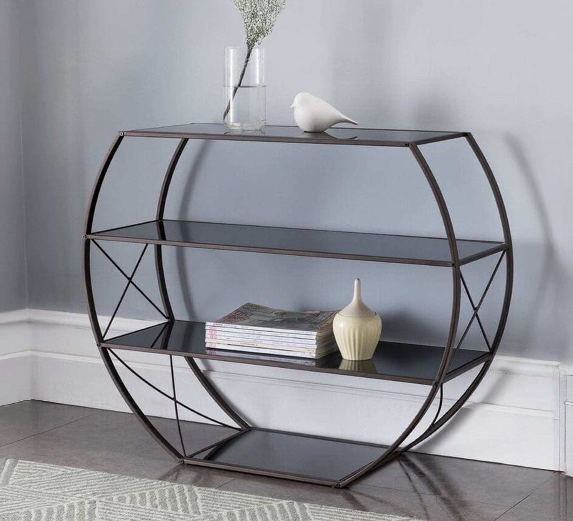 Modern circular console - Vitrine Furniture - Furniture