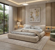 Modern comfort bed in soothing colors - Vitrine Furniture - Beds