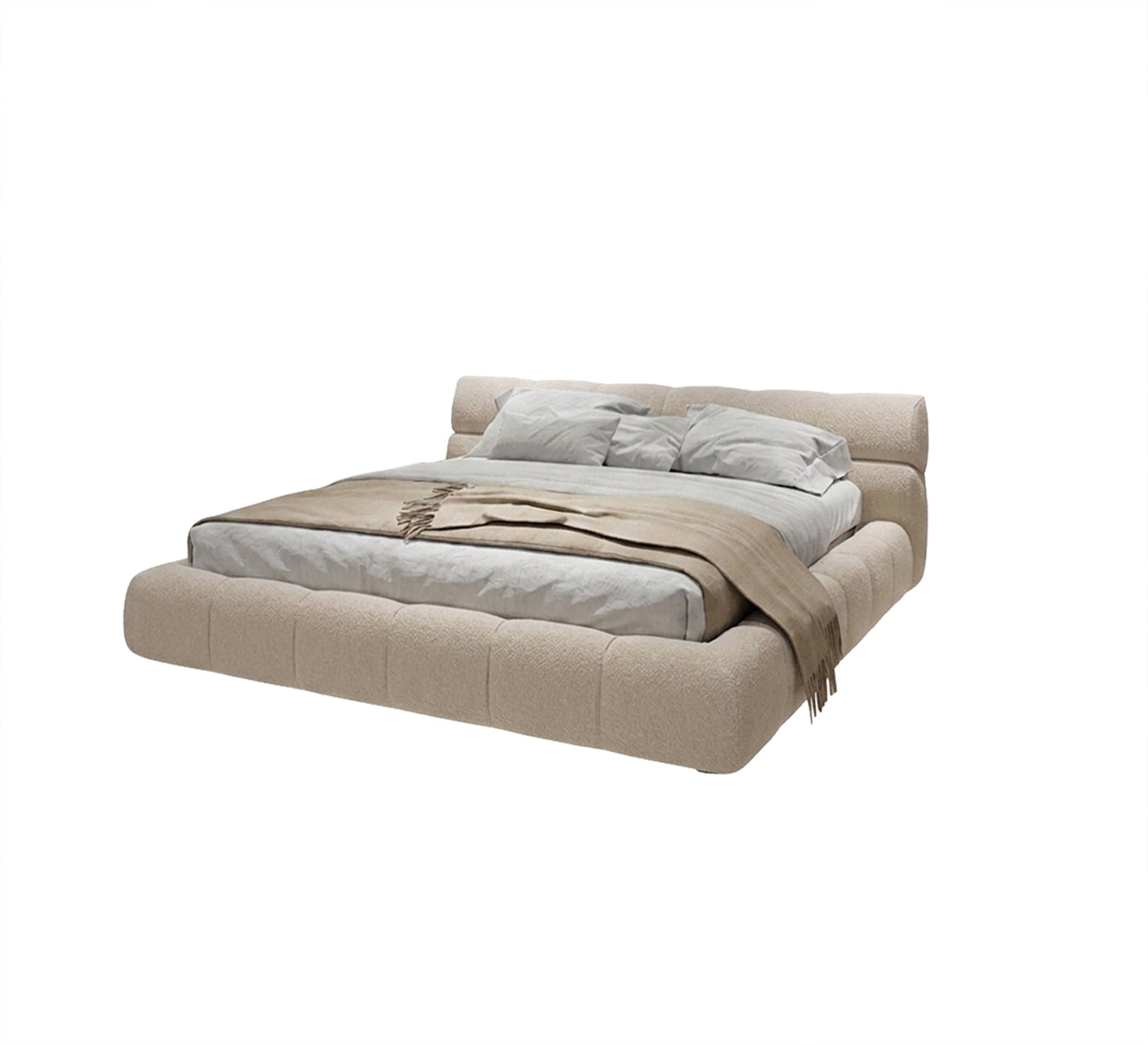 Modern comfort bed in soothing colors - Vitrine Furniture - Beds