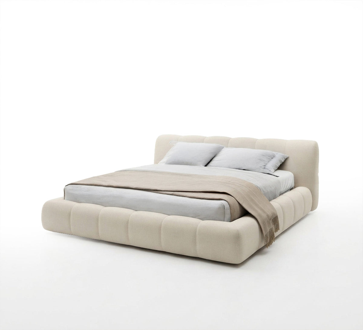 Modern comfort bed in soothing colors - Vitrine Furniture - Beds