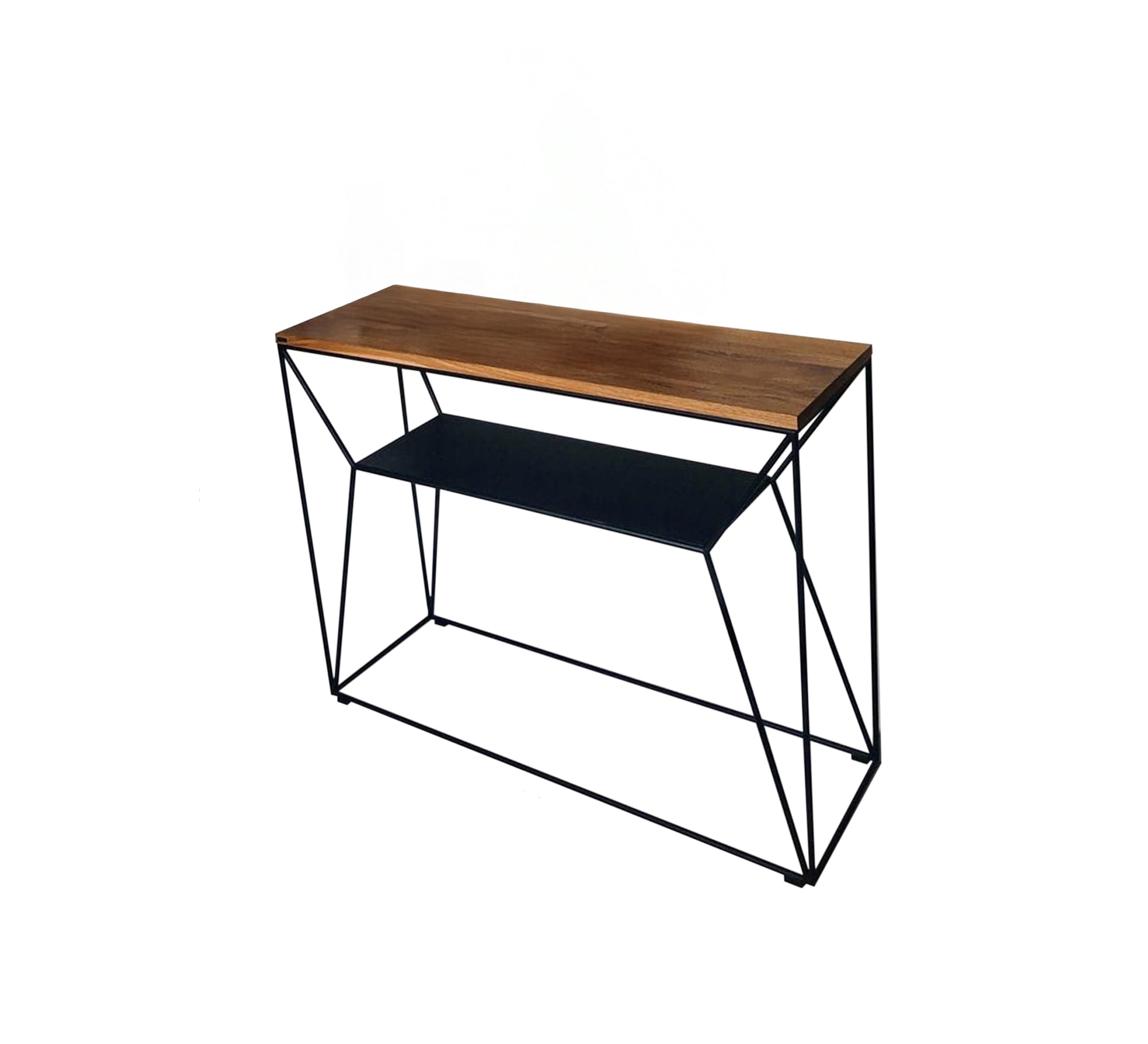 Modern console with a wooden top - Vitrine Furniture - Furniture