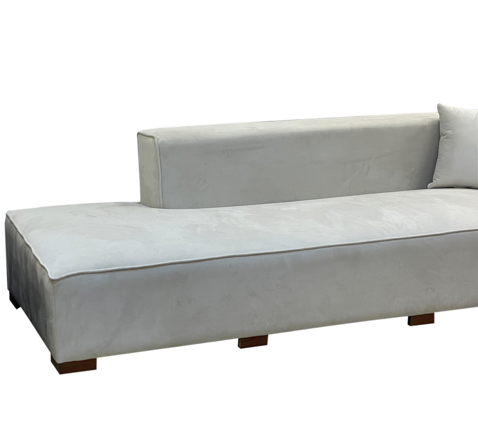 Modern corner in beige - Vitrine Furniture - L - shape sofa set