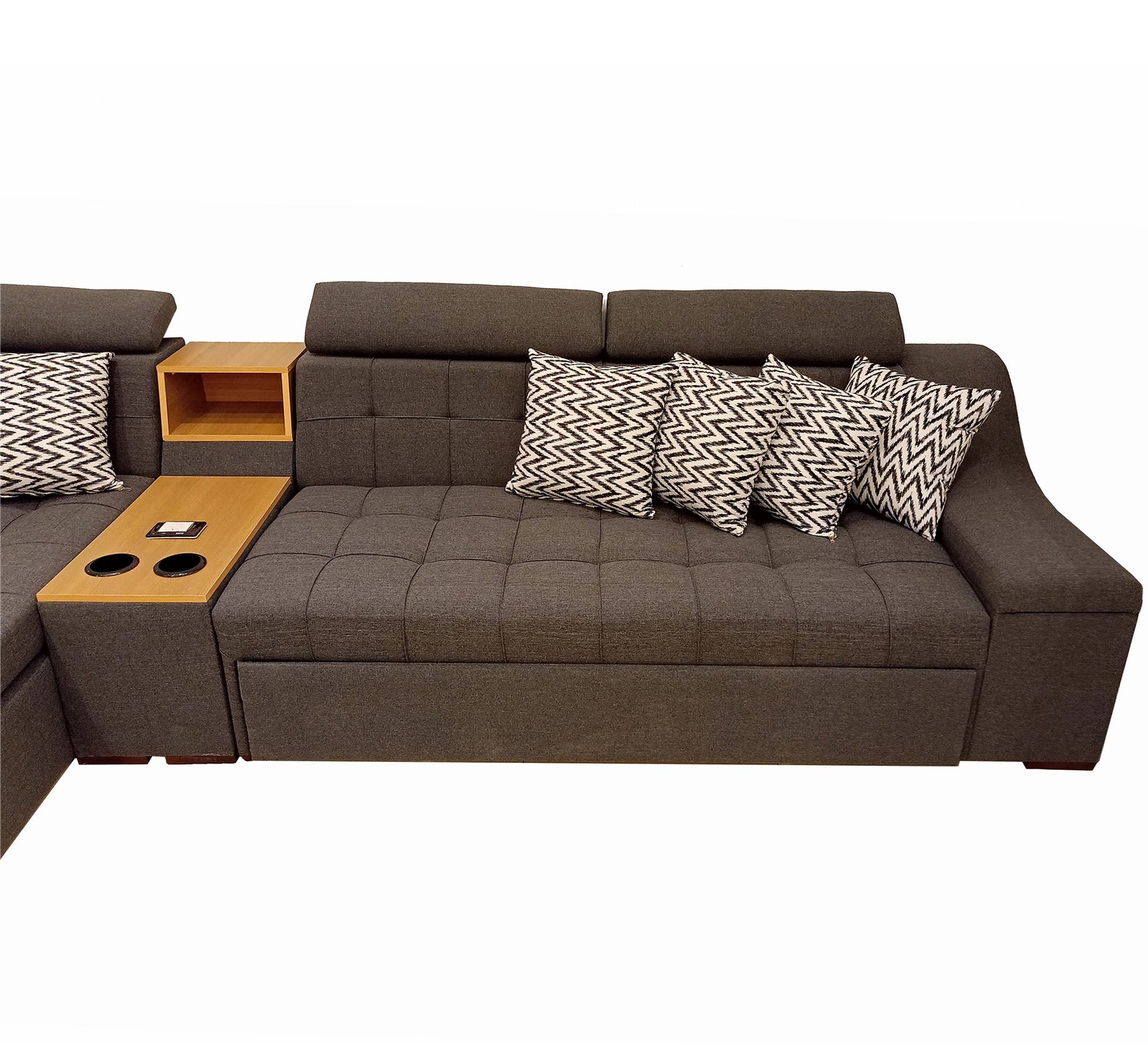 Modern Corner Set with Chic, Minimalist Design - Vitrine Furniture - Living room Sofas