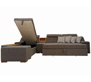 Modern Corner Set with Chic, Minimalist Design - Vitrine Furniture - Living room Sofas