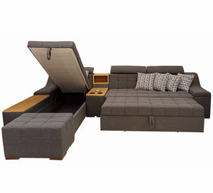 Modern Corner Set with Chic, Minimalist Design - Vitrine Furniture - Living room Sofas