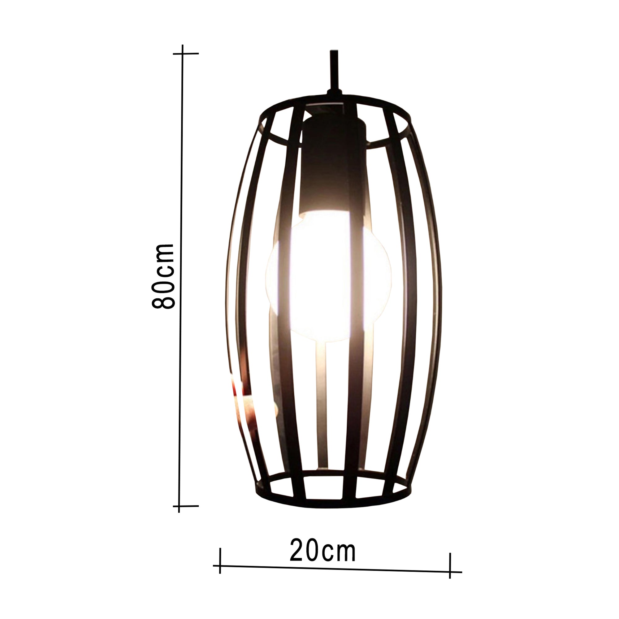 Modern cylindrical chandelier - Vitrine Furniture - Lighting