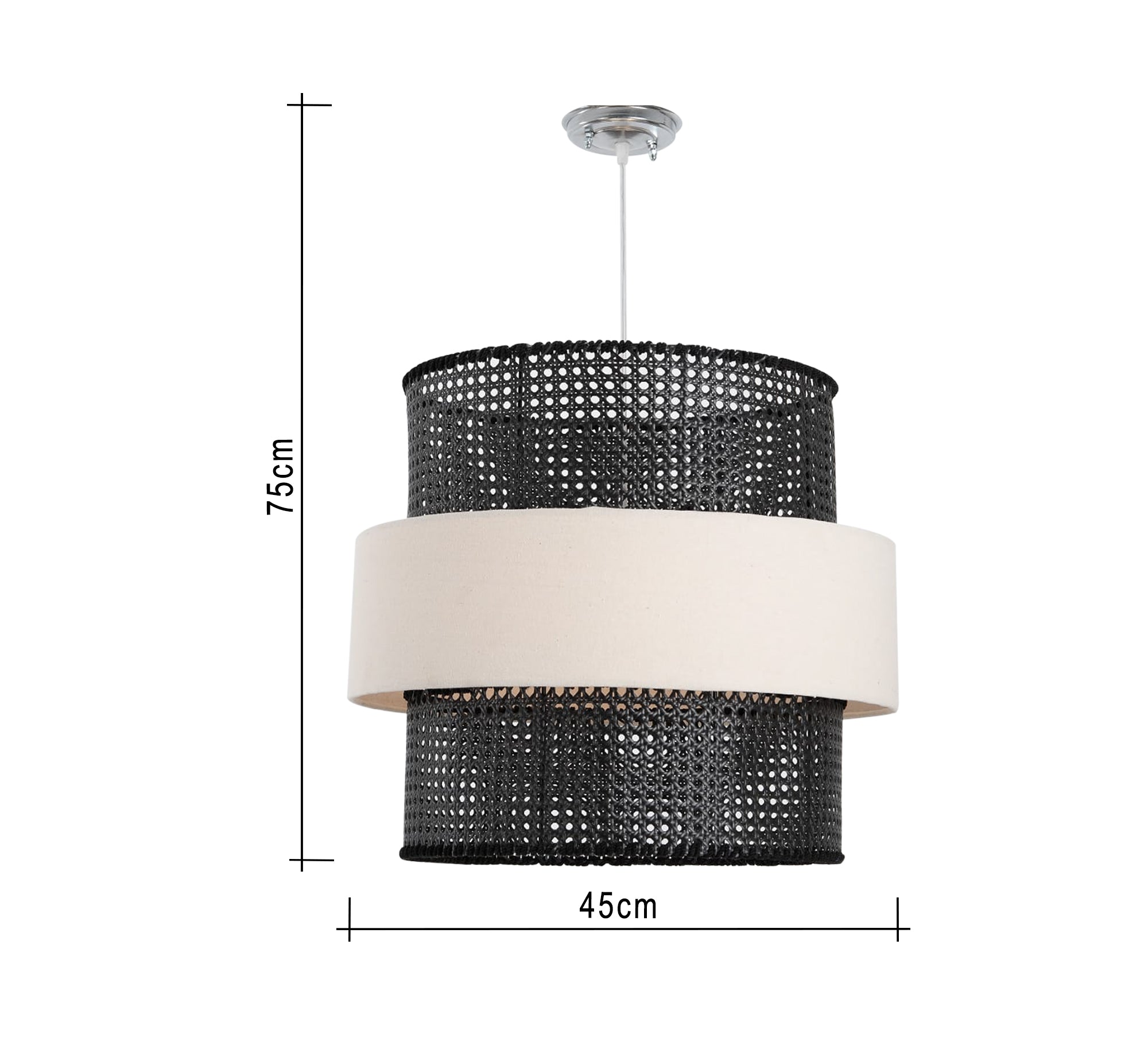 Modern cylindrical pendant lighting - Vitrine Furniture - Lighting