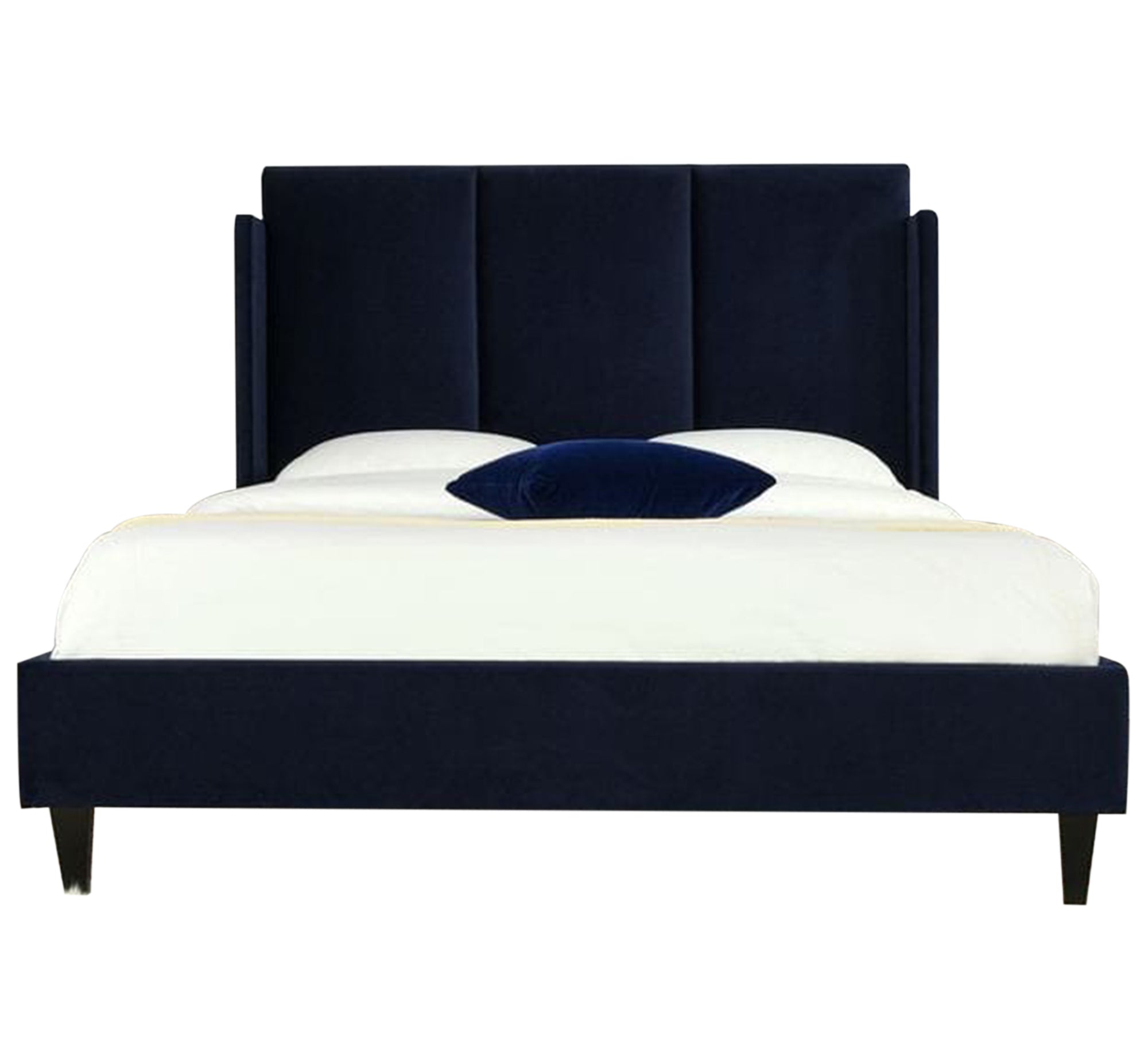 Modern dark blue bed - Vitrine Furniture - Furniture