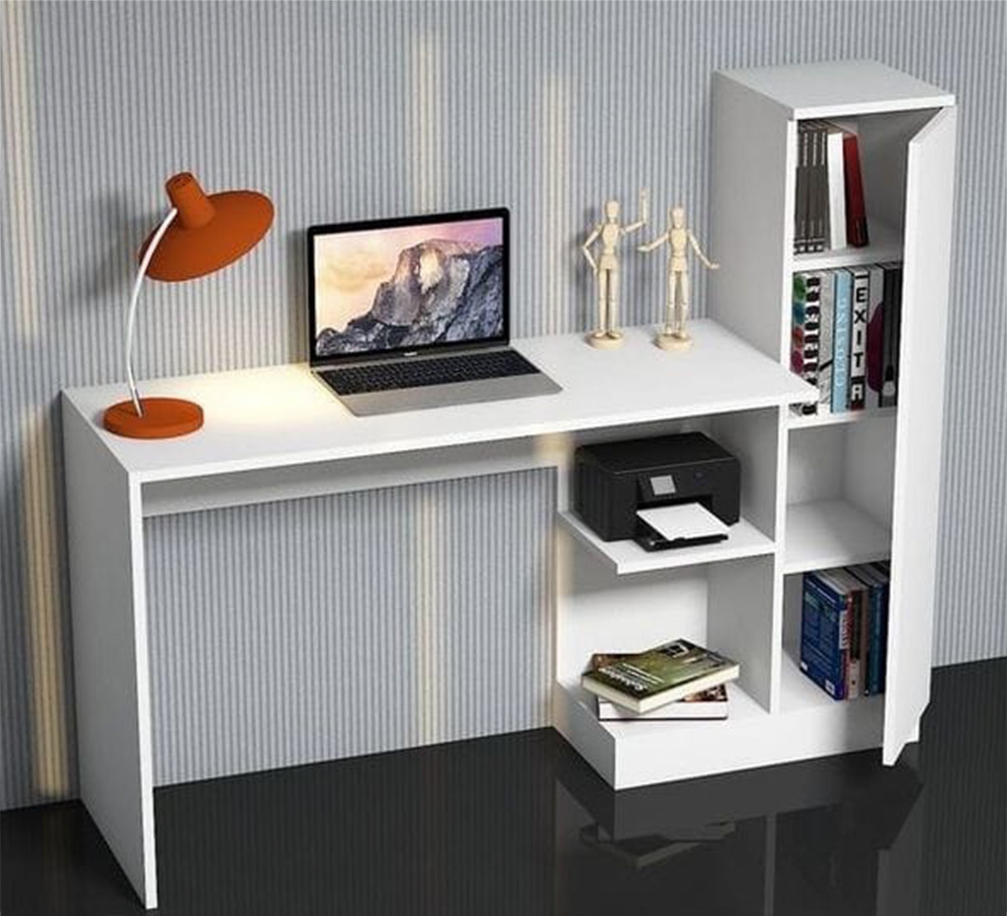 Modern design white desk - Vitrine Furniture - Furniture