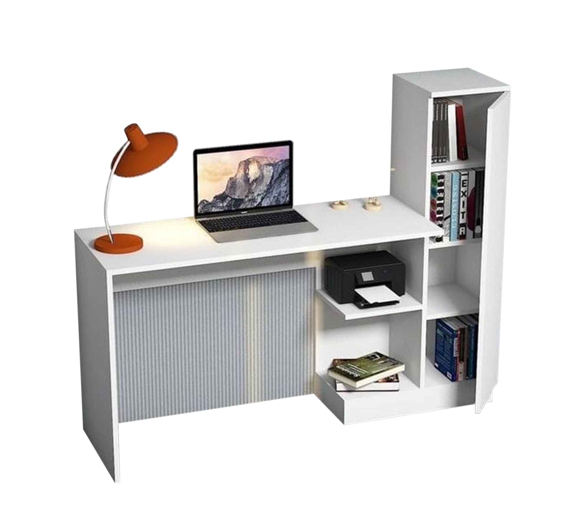 Modern design white desk - Vitrine Furniture - Furniture