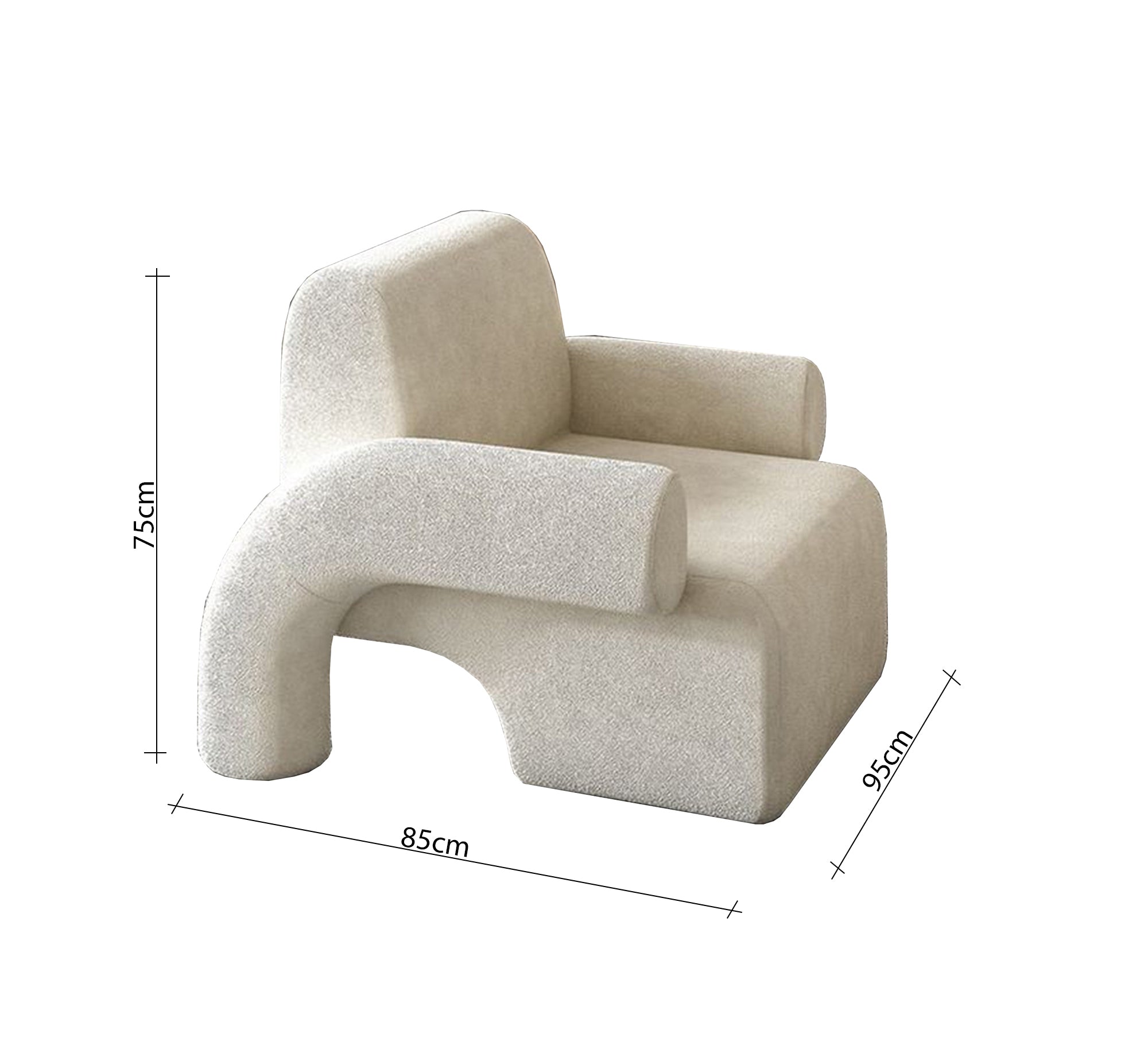 Modern designed footchair - Vitrine Furniture - Furniture