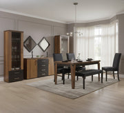 Modern dining room in black and brown - Vitrine Furniture - Sets