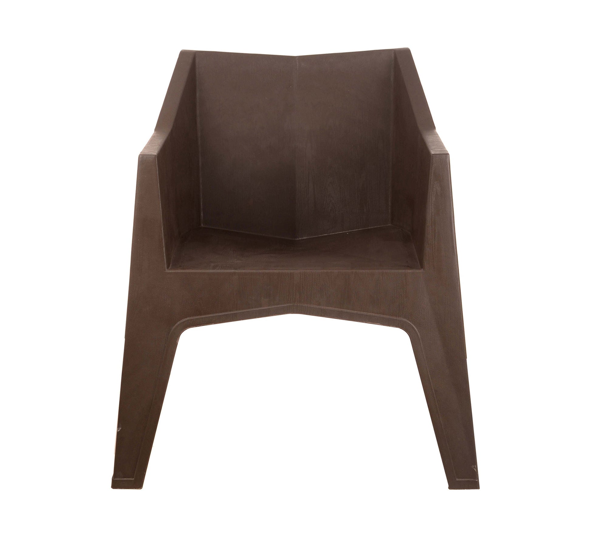 Modern dining set with a geometric design in brown and black - Vitrine Furniture - Outdoor Products