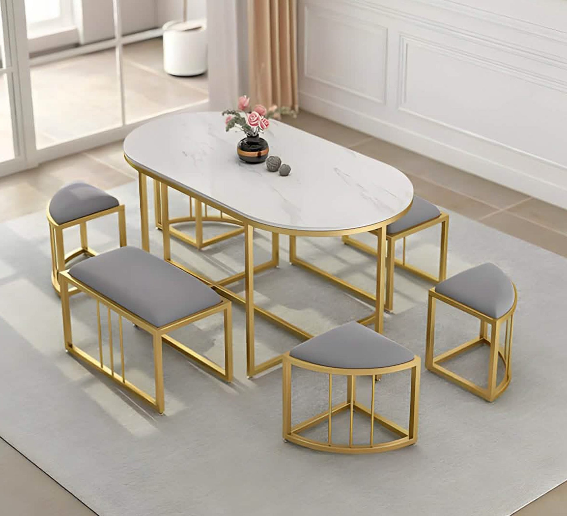 Modern dining set with a luxurious, contemporary touch - Vitrine Furniture - Furniture