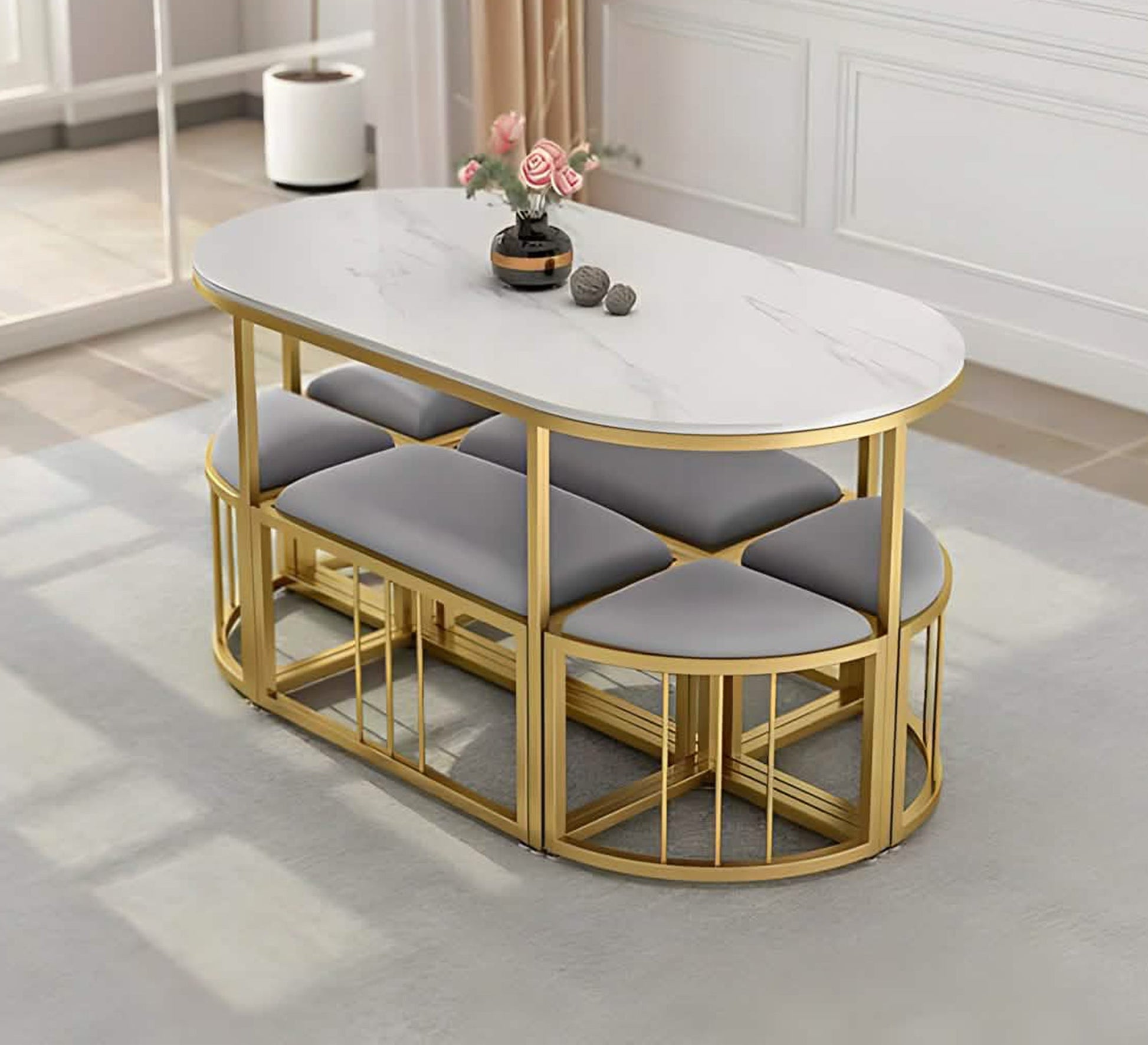 Modern dining set with a luxurious, contemporary touch - Vitrine Furniture - Furniture