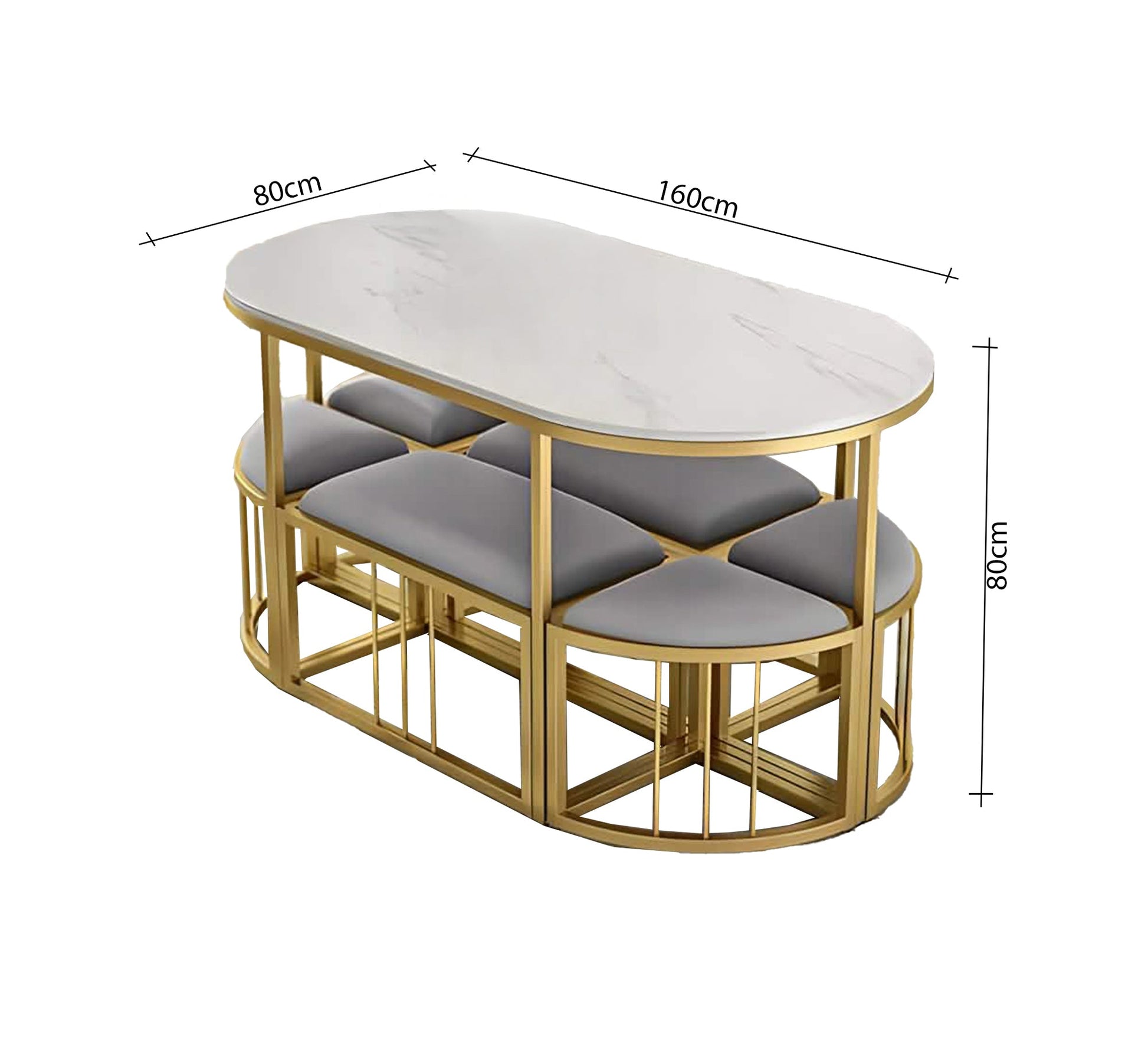 Modern dining set with a luxurious, contemporary touch - Vitrine Furniture - Furniture