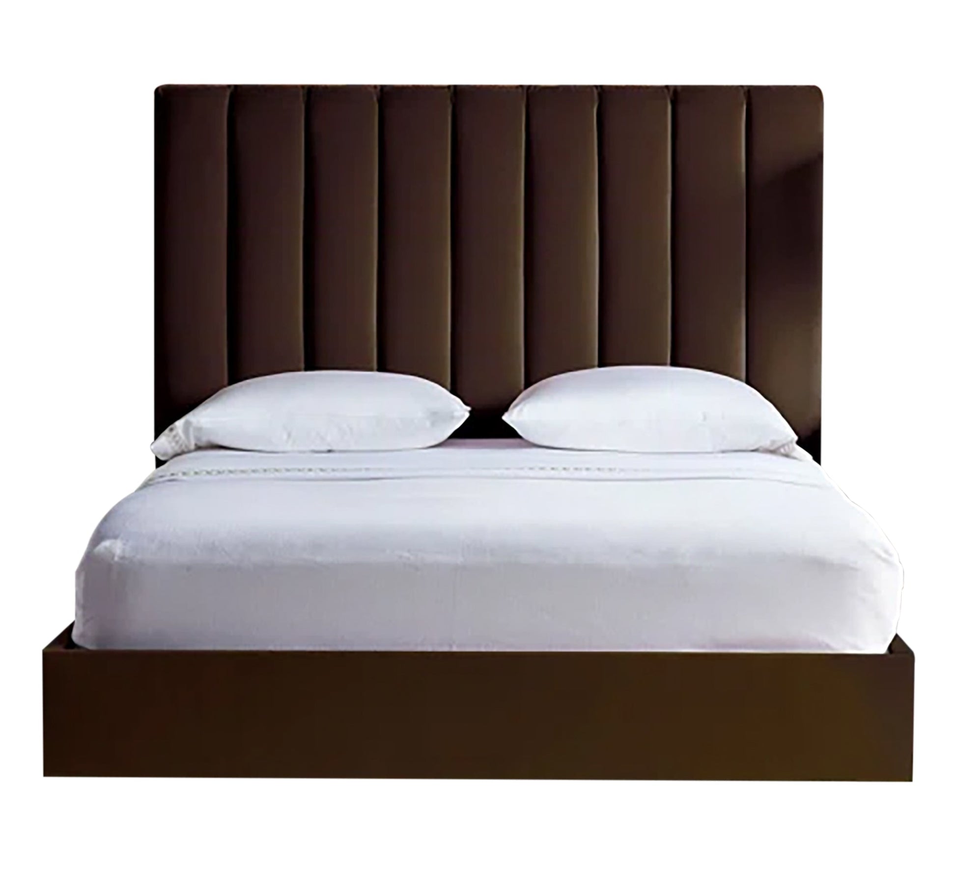 Modern, elegant, and distinctive brown bed - Vitrine Furniture - Furniture